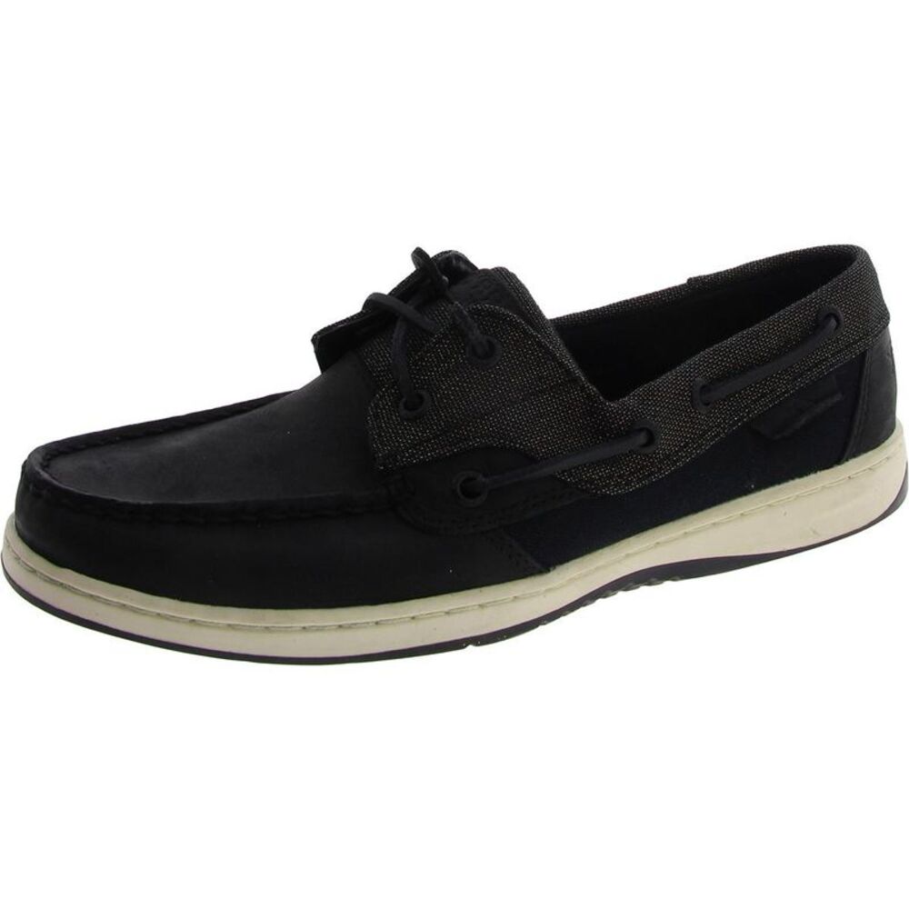 Women's Black Casual Boat Shoe